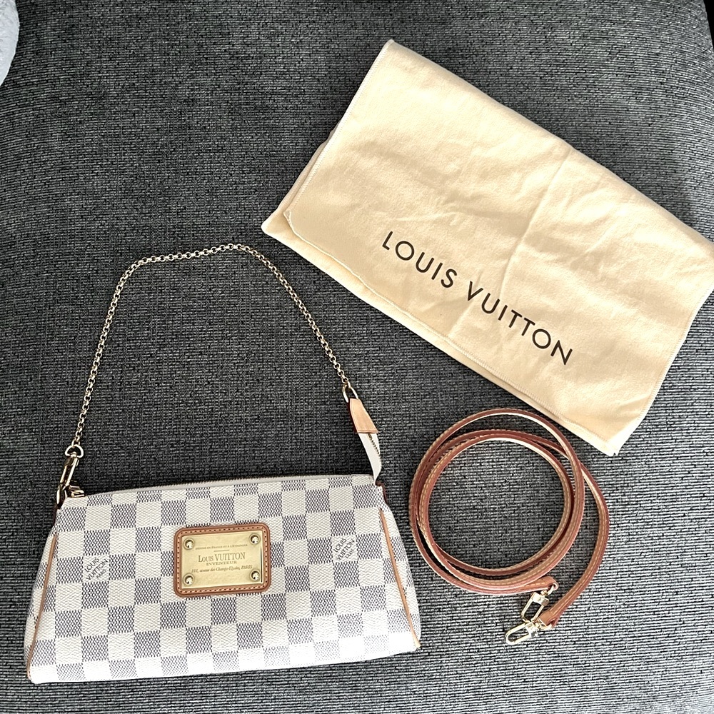 Louis Vuitton Damier Azur Eva Clutch